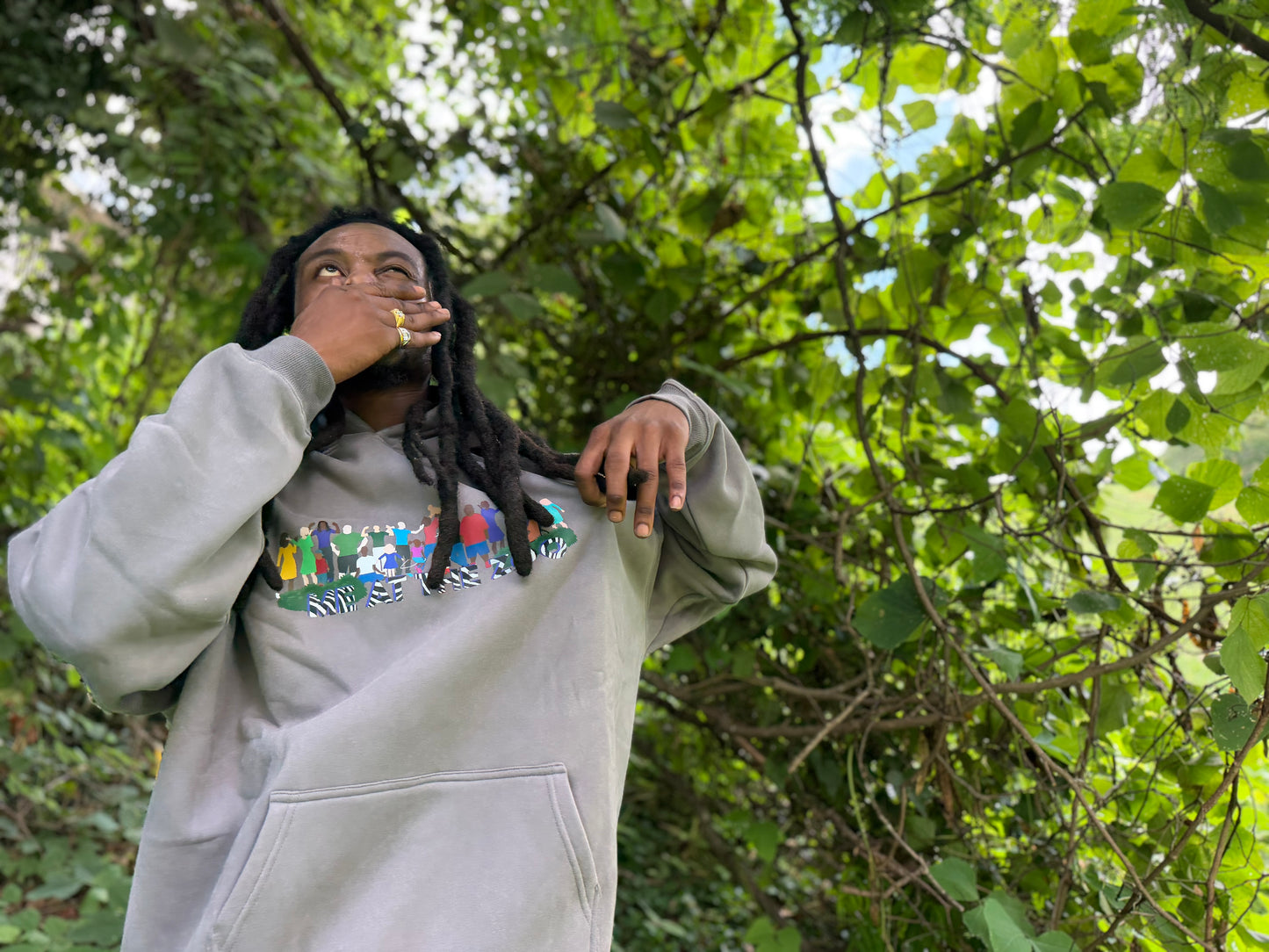 KOALA GRAY PEOPLE HOODIE