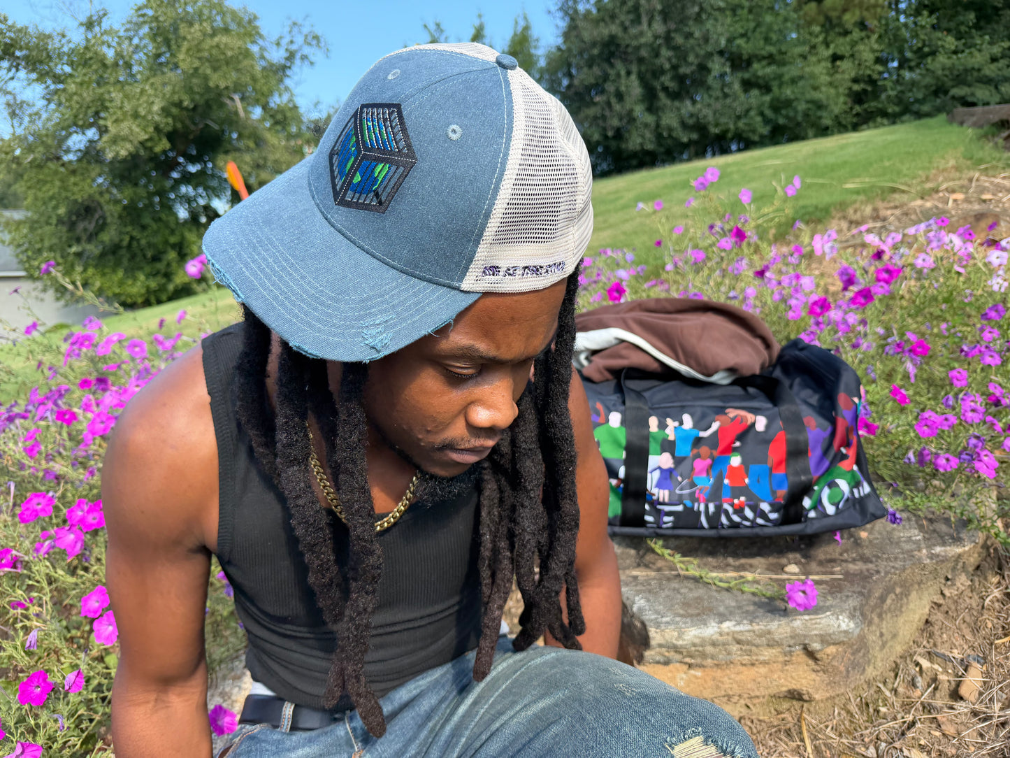 EARTH IN A CAGE HAT