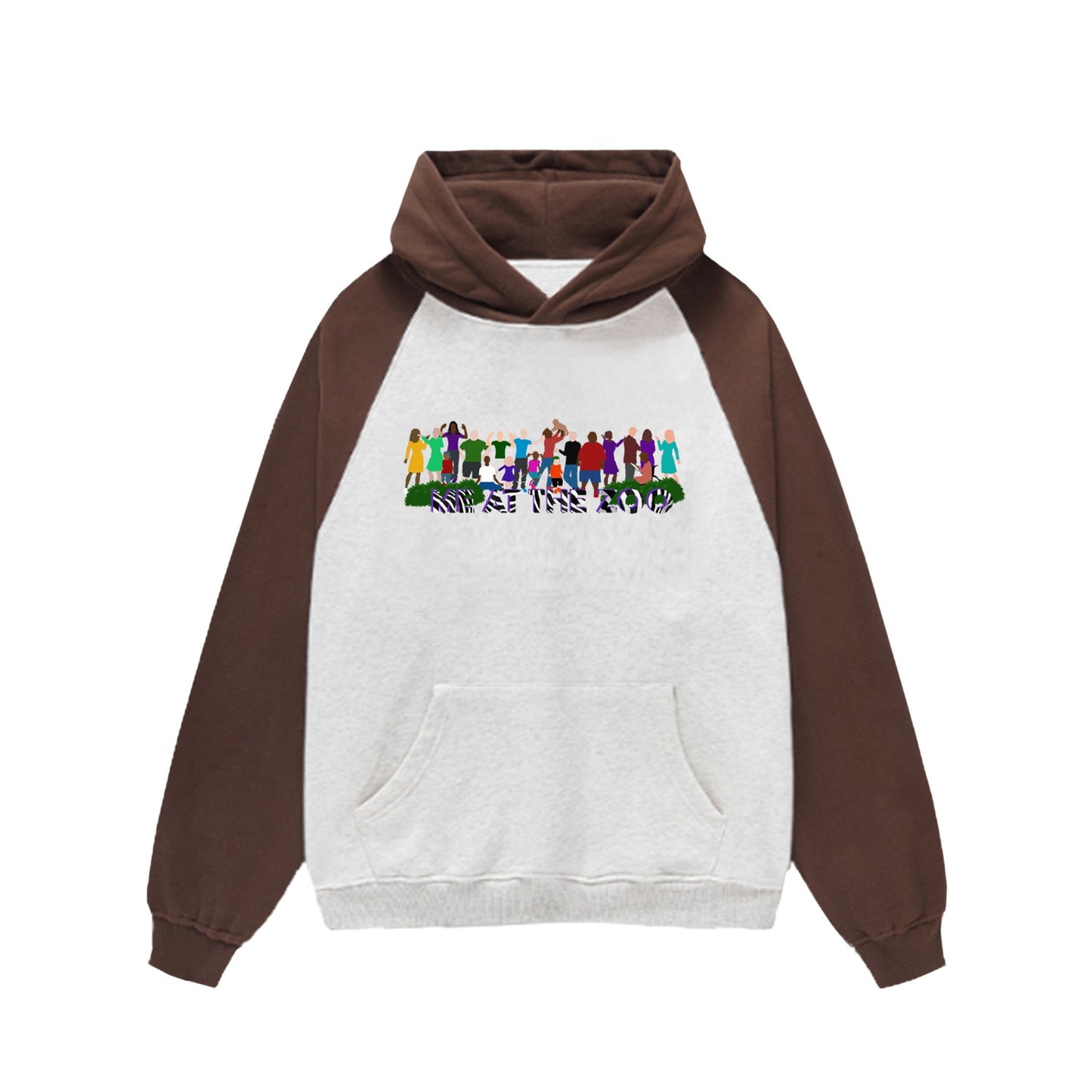 BROWN KANGAROO PEOPLE HOODIE