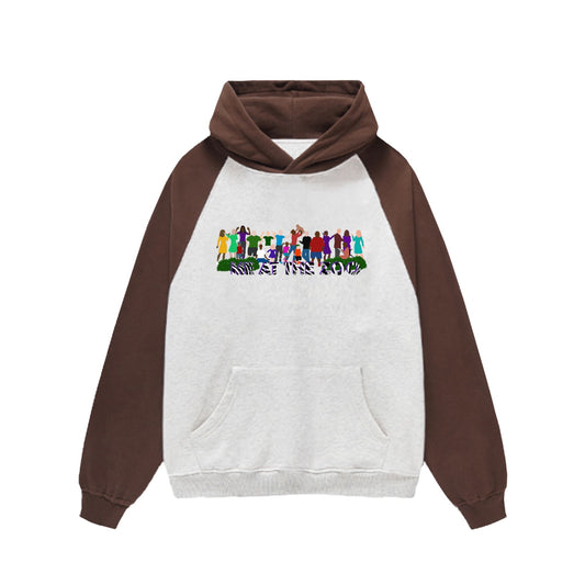 BROWN KANGAROO PEOPLE HOODIE