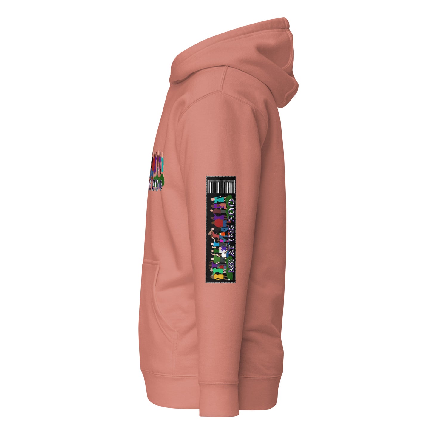 LIMITED EDITION: DUSTY ROSE ZOO TICKET HOODIE